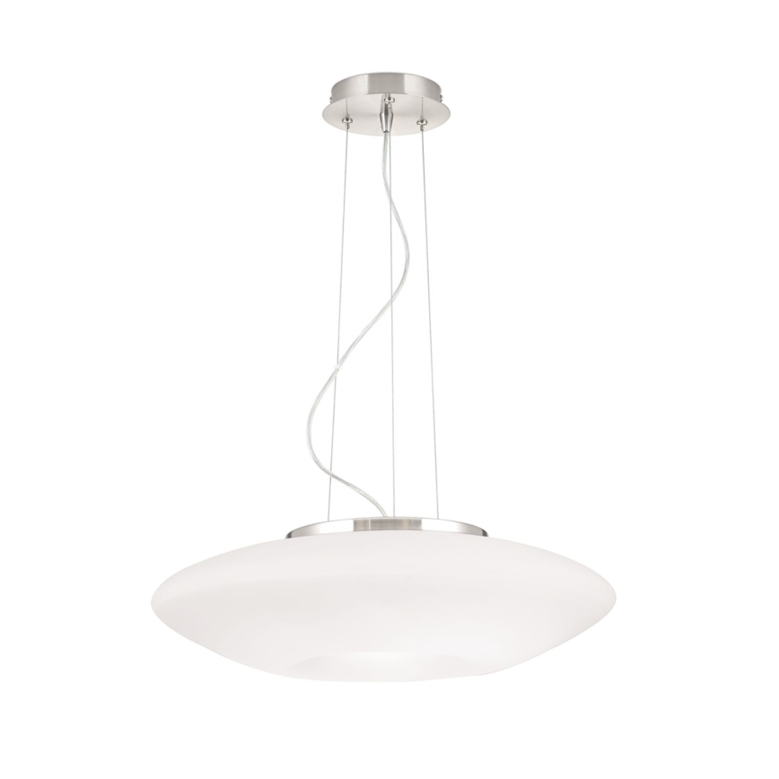 Żyrandol na lince BLANC 2xE27/60W/230V śr. 49 cm matowy chrom