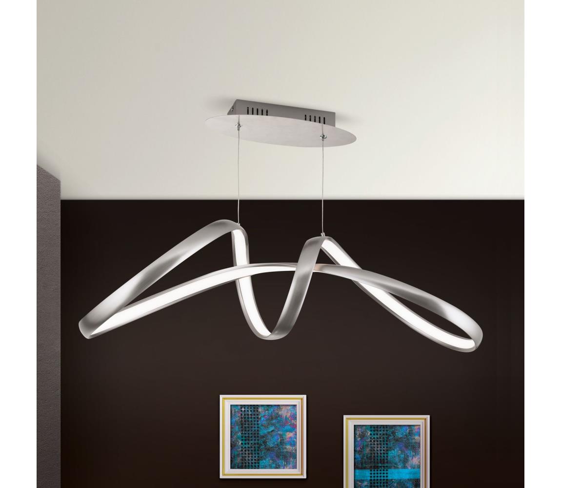 Orion HL 6-1663 - LED Żyrandol ściemnialny na lince CIRCUS LED/36W/230V srebrny