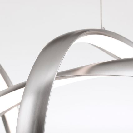 Lampa wisząca LED ściemnialna na linkę CIRCUS LED/36W/230V srebrna