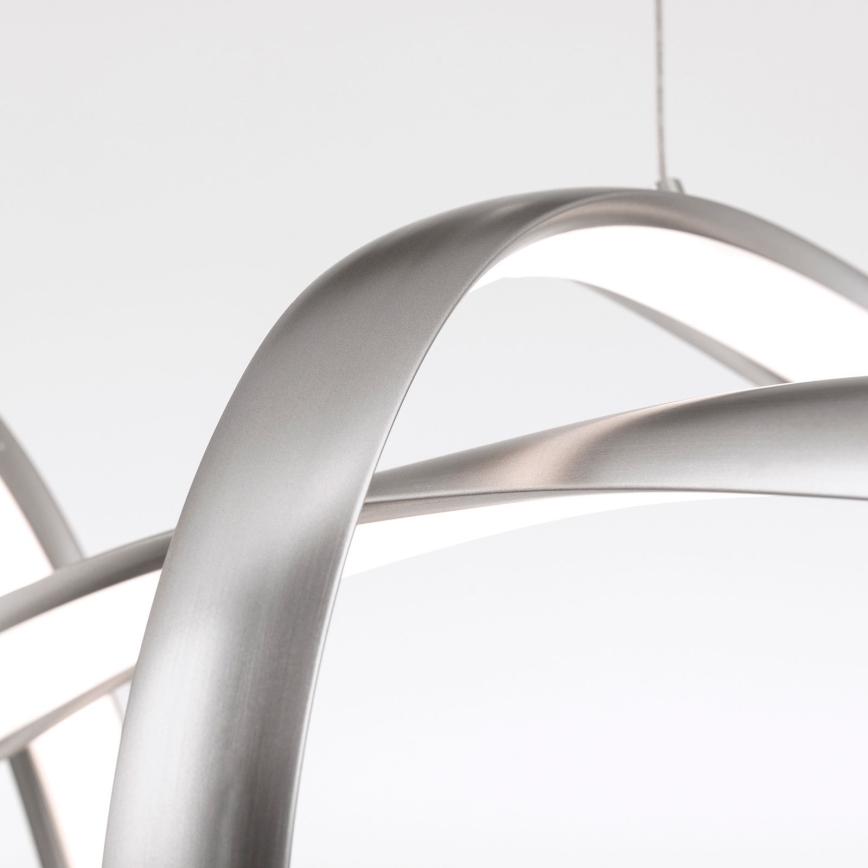 Lampa wisząca LED ściemnialna na linkę CIRCUS LED/36W/230V srebrna