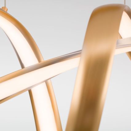 Lampa sufitowa LED ściemnialna na linkach CIRCUS LED/36W/230V złota