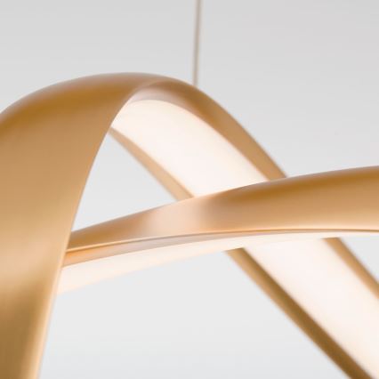 Lampa sufitowa LED ściemnialna na linkach CIRCUS LED/36W/230V złota