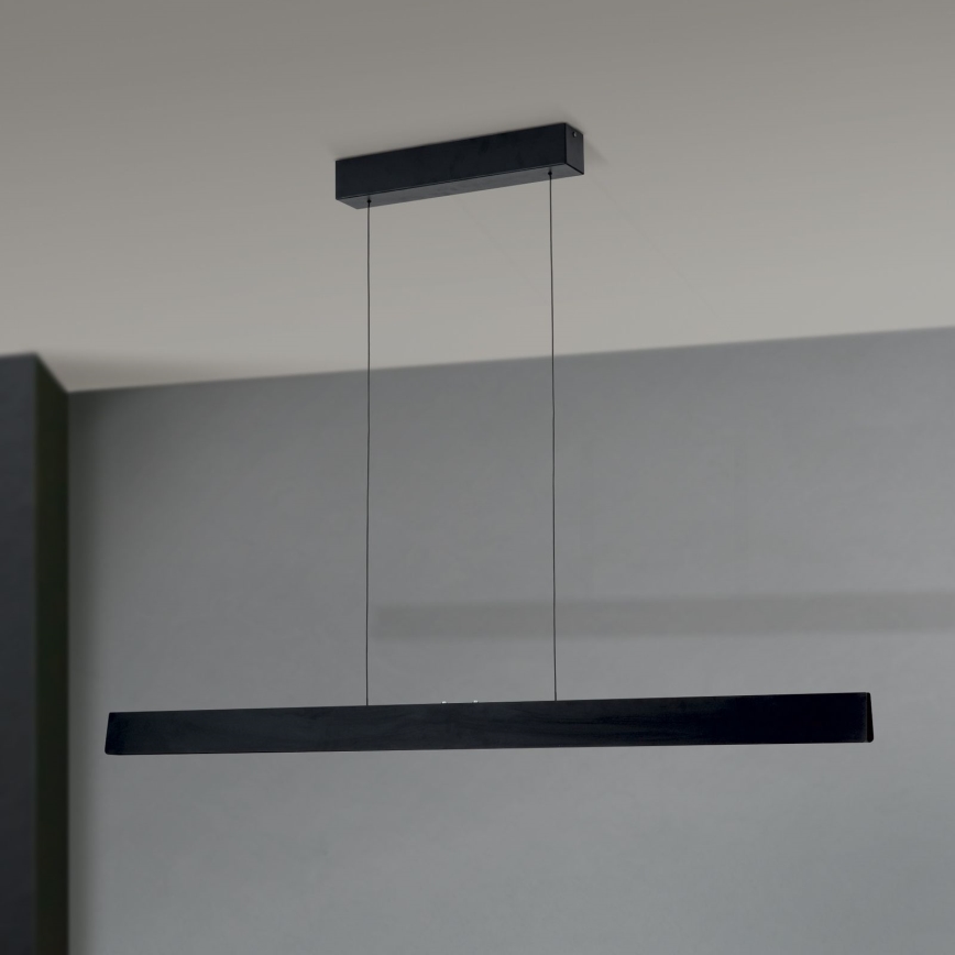 Lampa wisząca LED ściemnialna na linkę TARA LED/44W/230V 2700/3800/4500/5700K czarna