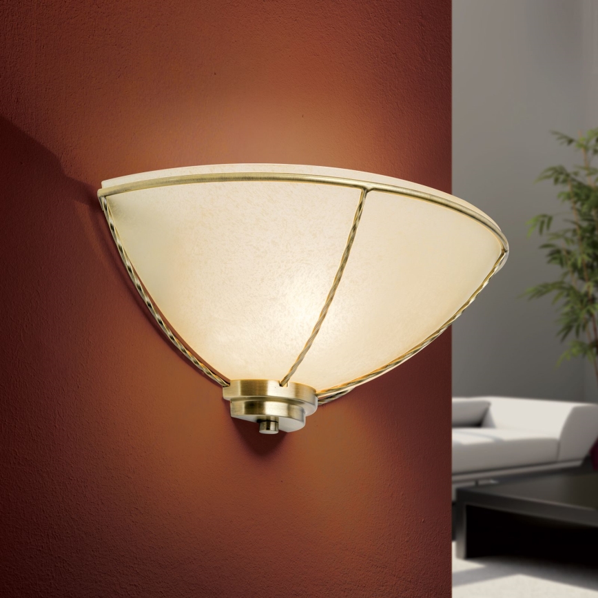 Kinkiet MAURO 1xE27/60W/230V brąz