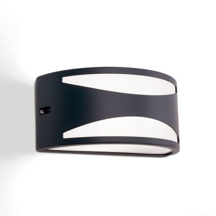 Kinkiet zewnętrzny SHELL 1xE27/40W/230V IP54 antracyt