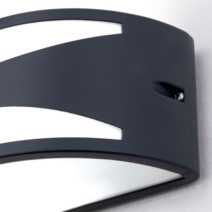 Kinkiet zewnętrzny SHELL 1xE27/40W/230V IP54 antracyt