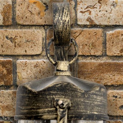 Zewnętrzny kinkiet TAVERNA 1xE27/60W/230V IP23 brąz/patina