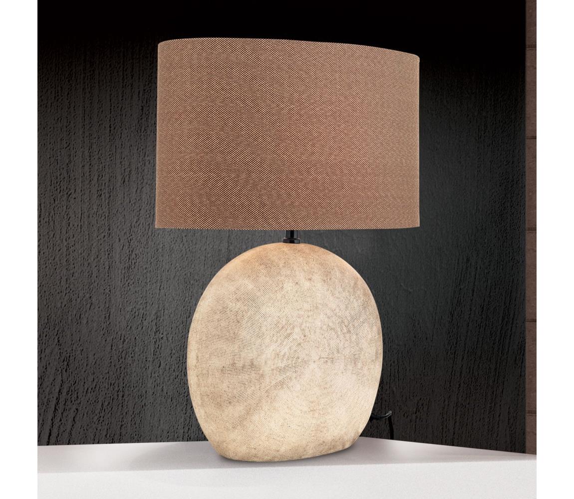 Orion LA 4-1193 - Lampa stołowa ETHNO 1xE27/60W/230V ceramika brązowy/beżowy