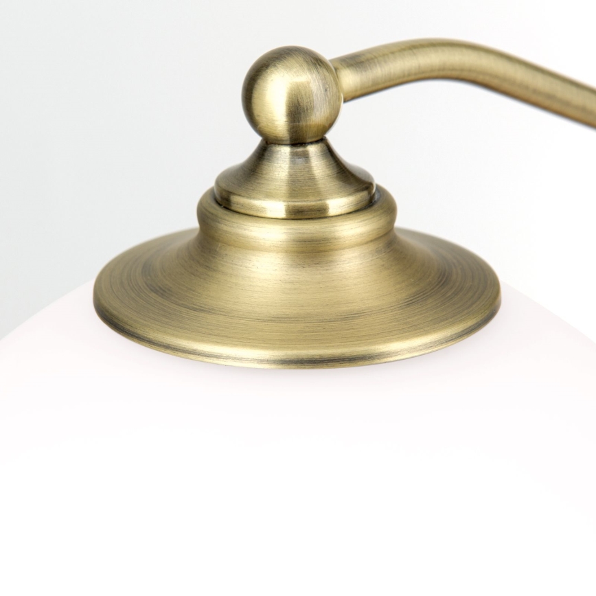 Lampa stołowa OLD LAMP 1xE27/40W/230V 65 cm biały/mosiądz