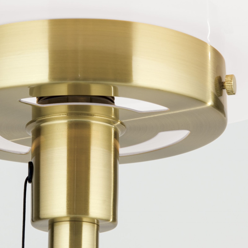 Lampa stołowa SPARTA 1xE27/40W/230V złoty/czarny