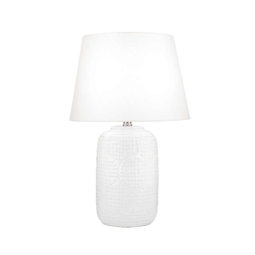Lampa stołowa CORAL 1xE27/40W/230V ceramika/biały