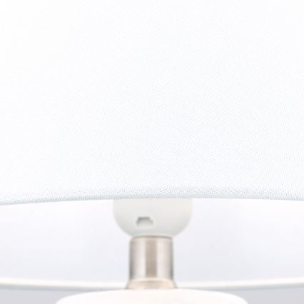 Lampa stołowa CORAL 1xE27/40W/230V ceramika/biały