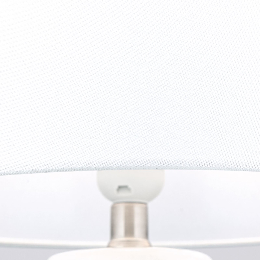 Lampa stołowa CORAL 1xE27/40W/230V ceramika/biały