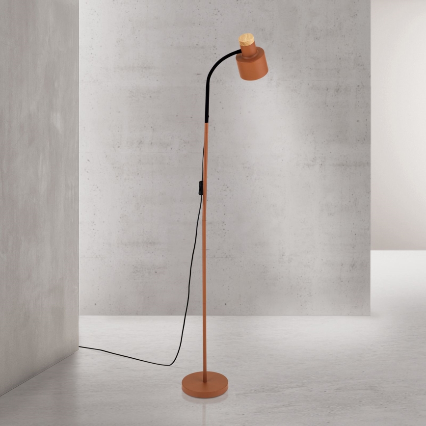 Lampa stojąca GILI 1xE27/40W/230V ceglana