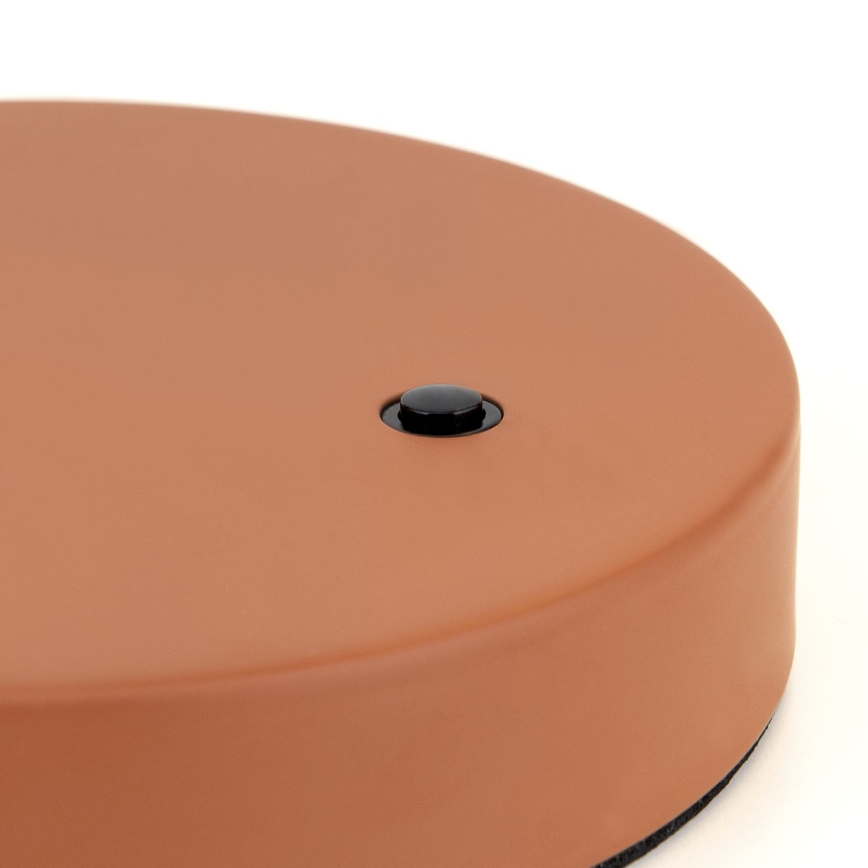 Lampa stołowa GILI 1xE27/40W/230V ceglasta