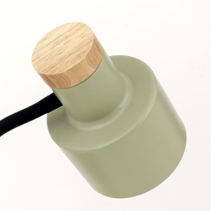 Lampa stołowa GILI 1xE27/40W/230V zielona