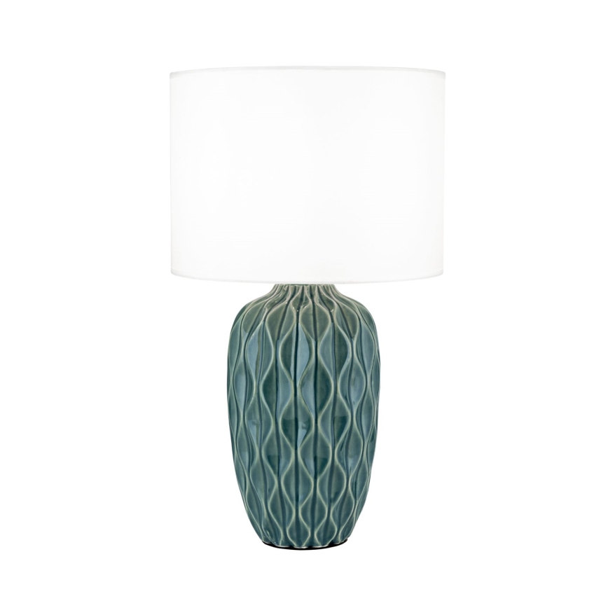 Lampa stołowa TORTUGA 1xE27/40W/230V zielona/biała
