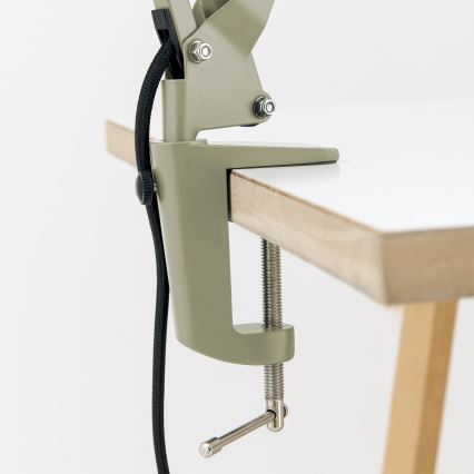 Lampka biurkowa z klipsem GILI 1xE27/40W/230V zielona