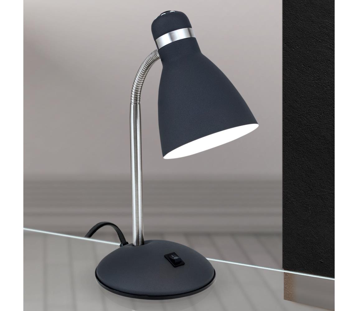 Orion - Lampa stołowa SCHOOL 1xE27/40W/230V czarny/matowy chrom
