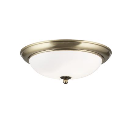 Lampa sufitowa EMPIRA 2xE27/40W/230V śr. 35,5 cm brązowa