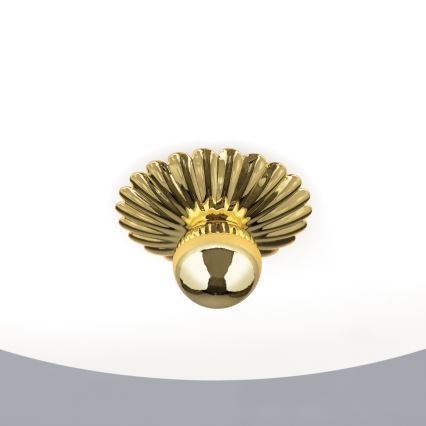 Lampa sufitowa EMPIRA 2xE27/40W/230V śr. 35,5 cm złota