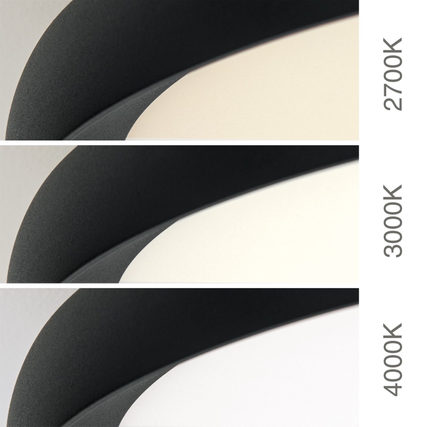 Oprawa sufitowa LED KANT LED/30W/230V 2700/3000/4000K śr. 40 cm czarna