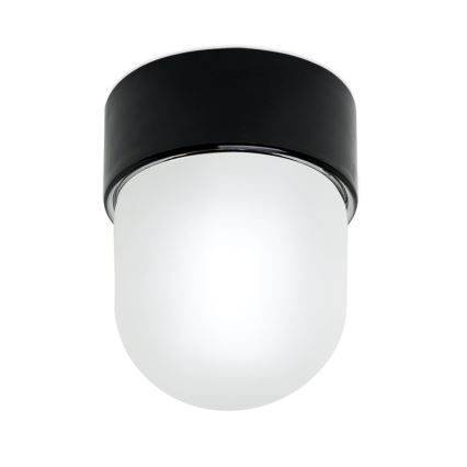 Lampa sufitowa OSTIA 1xE27/40W/230V, średnica 9,8 cm, czarna