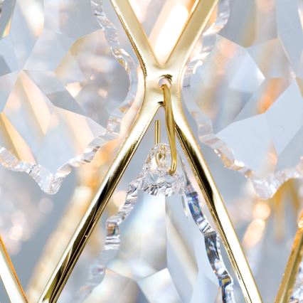 Lampa sufitowa RITA 1xG9/40W/230V Ø 9 cm złota