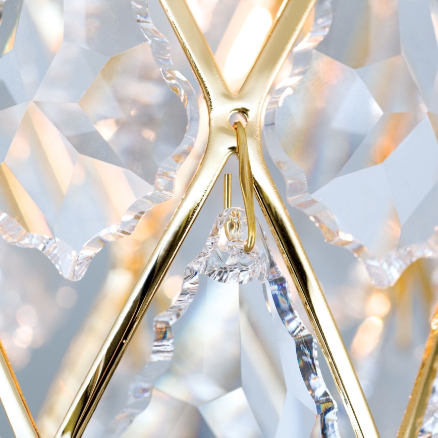 Lampa sufitowa RITA 1xG9/40W/230V Ø 9 cm złota