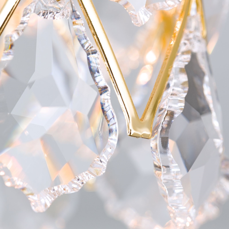 Lampa sufitowa RITA 1xG9/40W/230V Ø 9 cm złota