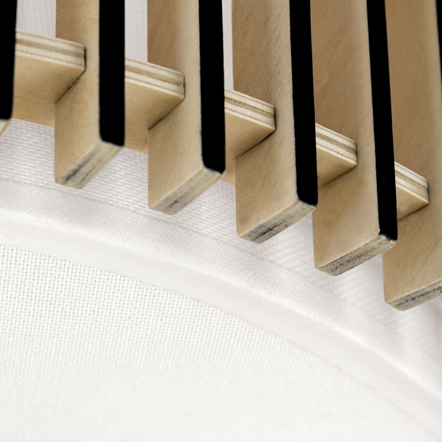 Lampa sufitowa TARTA 3xE27/40W/230V Ø 40 cm beżowa