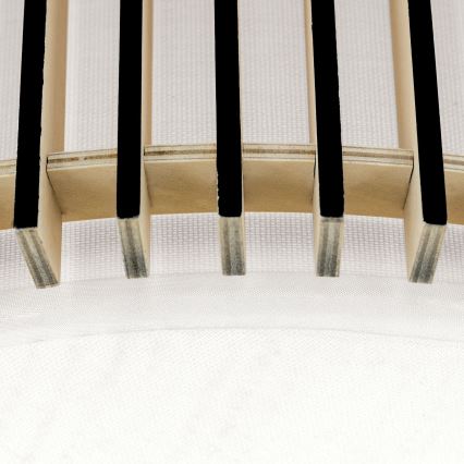 Lampa sufitowa TARTA 3xE27/40W/230V śr. 50 cm beżowa