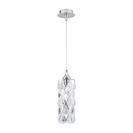 Lampa wisząca na przewodzie RITA 1xG9/40W/230V, chrom błyszczący