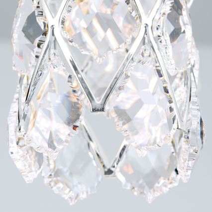 Lampa wisząca na przewodzie RITA 1xG9/40W/230V, chrom błyszczący