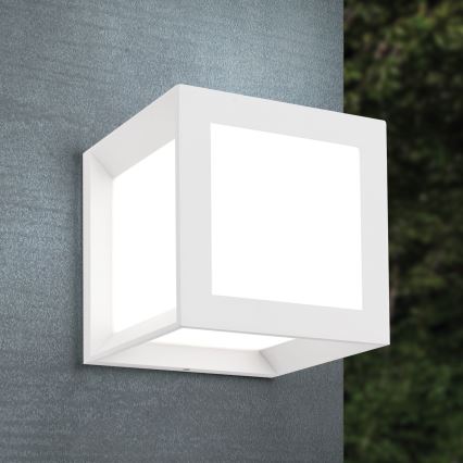 Lampa zewnętrzna HENRY 1xE27/15W/230V 16x16 cm IP44 biała