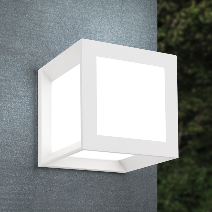 Lampa zewnętrzna HENRY 1xE27/15W/230V 16x16 cm IP44 biała