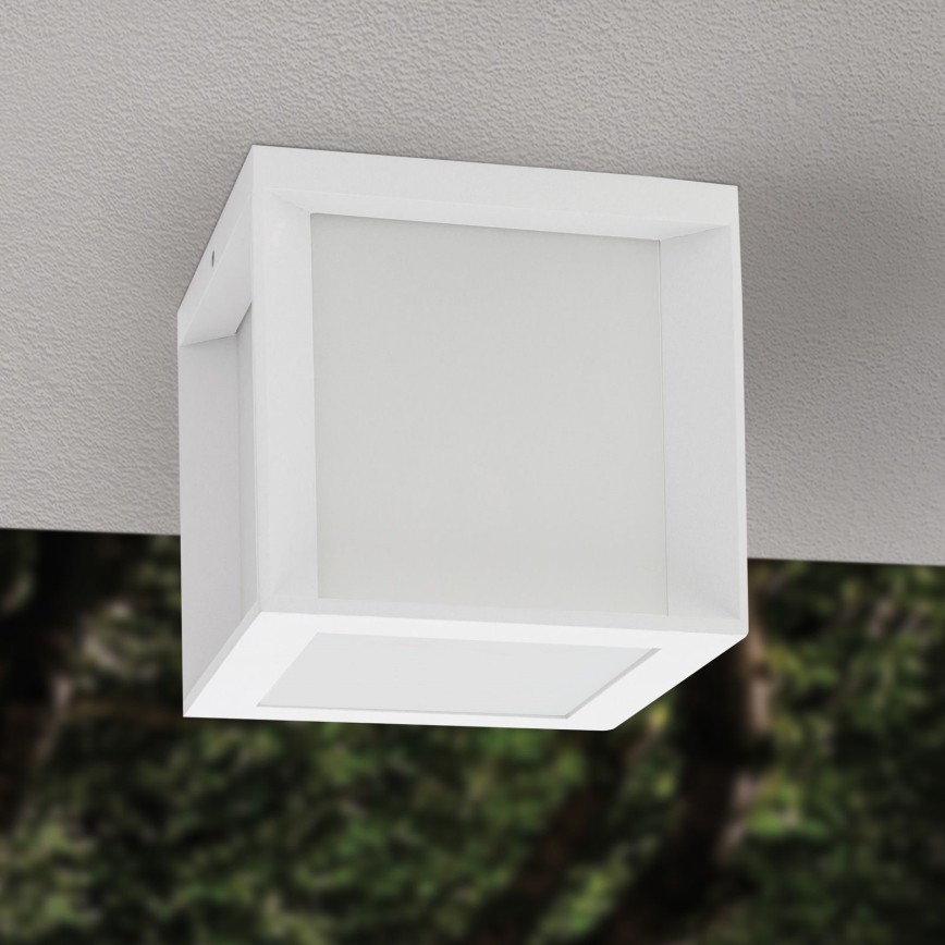 Lampa zewnętrzna HENRY 1xE27/15W/230V 16x16 cm IP44 biała