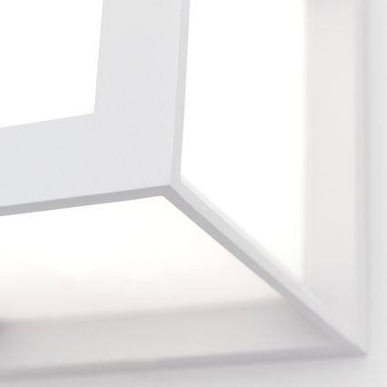 Lampa zewnętrzna HENRY 1xE27/15W/230V 16x16 cm IP44 biała