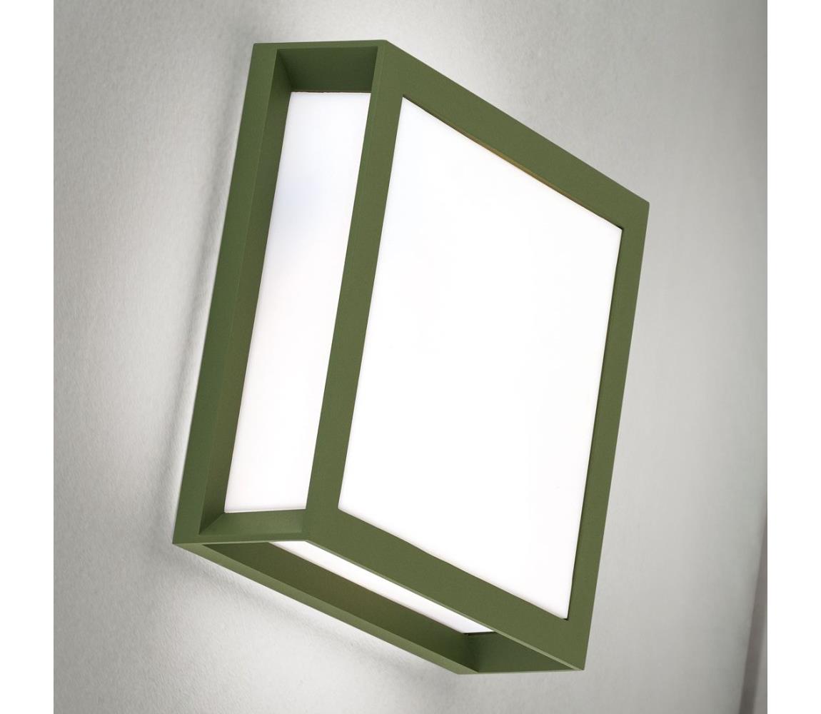 Orion - Lampa zewnętrzna HENRY 2xE27/15W/230V 26x26 cm IP44 zielona