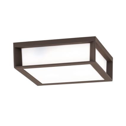 Oprawa zewnętrzna HENRY 2xE27/15W/230V IP44 brązowa