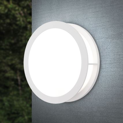 Lampa zewnętrzna HENRY 2xE27/15W/230V śr. 30 cm IP44 biała
