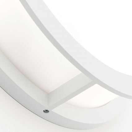 Lampa zewnętrzna HENRY 2xE27/15W/230V śr. 30 cm IP44 biała