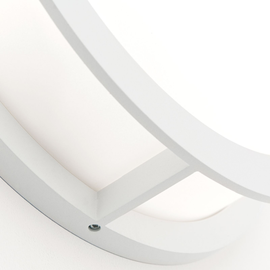 Lampa zewnętrzna HENRY 2xE27/15W/230V śr. 30 cm IP44 biała