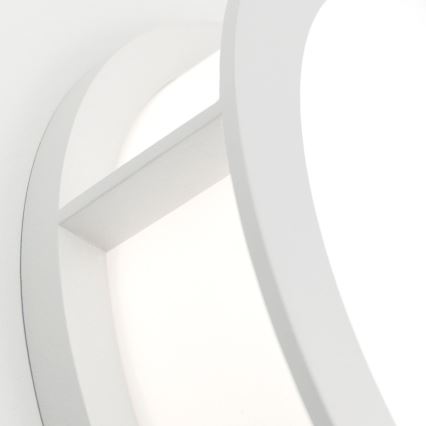 Lampa zewnętrzna HENRY 2xE27/15W/230V śr. 30 cm IP44 biała