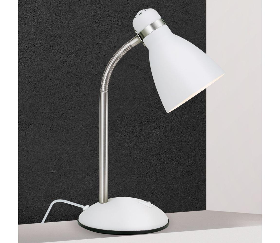 Orion - Lampka biurkowa SCHOOL 1xE27/40W/230V biała/matowy chrom