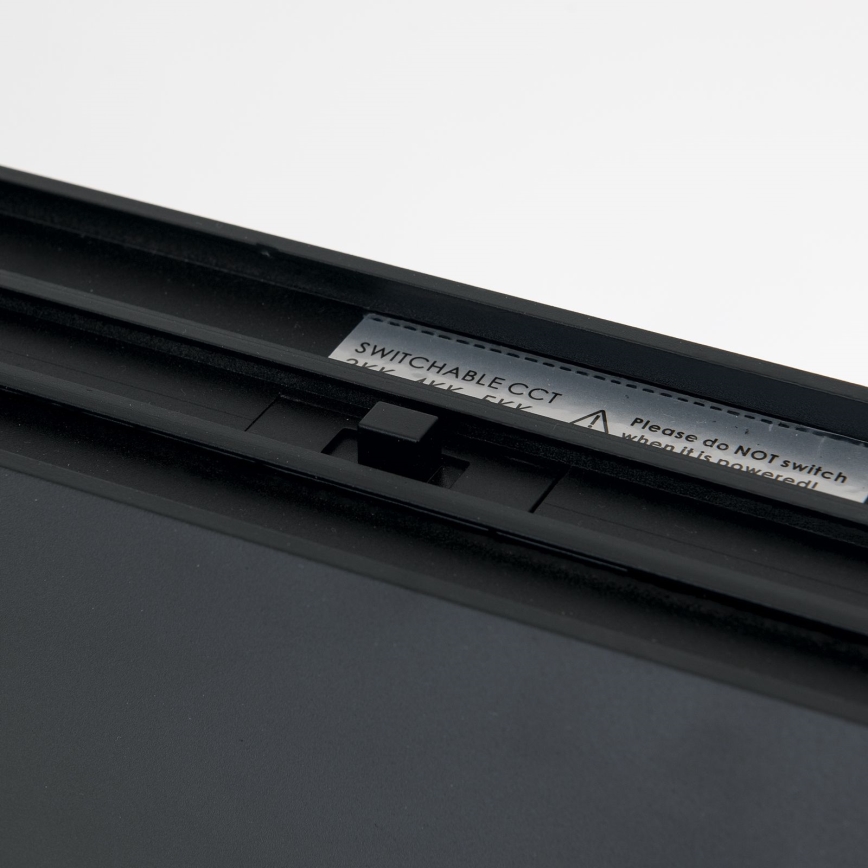 Lampa sufitowa/wisząca LED 2w1 PALKKI LED/38W/230V 3000/4000/5000K czarna