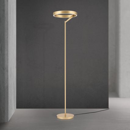 LED ściemnialna lampa podłogowa KOLK LED/40W/230V 2700/4000K złota