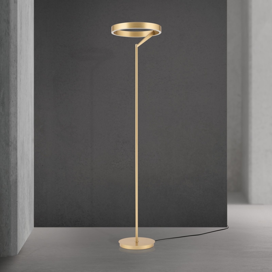 LED ściemnialna lampa podłogowa KOLK LED/40W/230V 2700/4000K złota