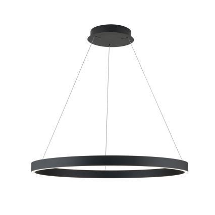 ściemnialny żyrandol wiszący na linku KOLK LED/80W/230V 2700/3000/4000K średnica 80 cm czarny