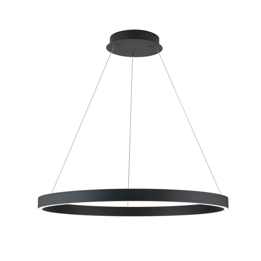 ściemnialny żyrandol wiszący na linku KOLK LED/80W/230V 2700/3000/4000K średnica 80 cm czarny